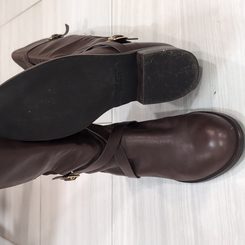 Cole Haan Leather Boots 9 - Picture 10 of 11